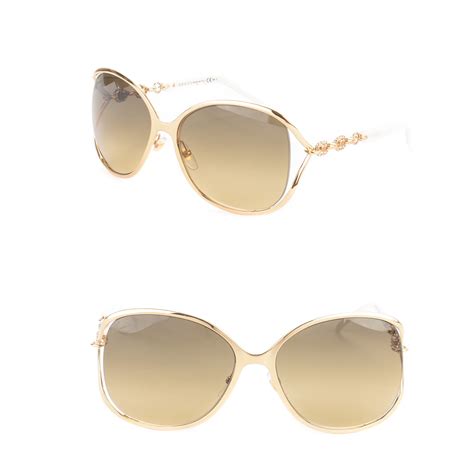 gucci 4250 n s sunglasses|GUCCI Crystal Marina Chain Sunglasses 4250/N/S White.